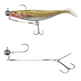 Balzer Shirasu Pike System with Jig Head and Stinger Hook, Weight/Length/Hook Size: 15 g - 7.5 cm - Size 7/0