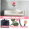 BESPORTBLE Wall Hanging Hook Creative Iron Sunflower Decor for Home