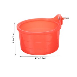 Mipcase Bird Bathing Tub for Parakeets Canaries and Birds Safe Odorless Bath Box Easy to Install and Clean