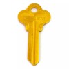 Cole National WK1 YELLOW Anodized Aluminum Key Blank Cole National