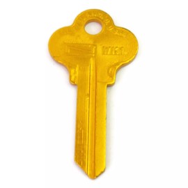 Cole National WK1 YELLOW Anodized Aluminum Key Blank Cole National Color-Lite NOS U.S.A.