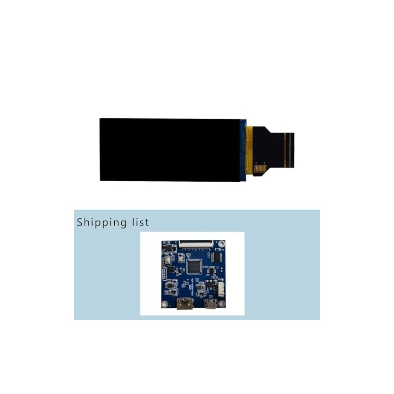 VSDISPLAY 8,6 cm (3,4 Zoll) 412 x 960 300 Nits