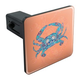 GRAPHICS & MORE Mosaic Crab Tow Trailer Hitch Cover Plug Insert