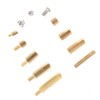 240Pcs Brass M2 M3 Hex Standoff Nut Screw Kit for