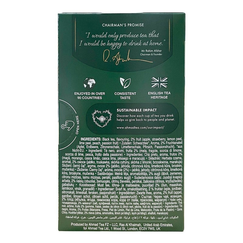 Ahmad Tea - Fruit Tea Selection | Selezione Mista di