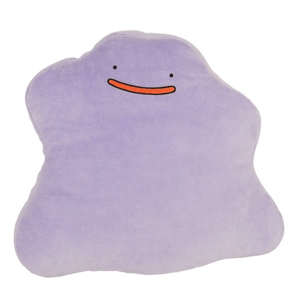 Pokémon Mochi-fuwa (fluffy) cushion Ditto Plushie Cushion Height 12.6in (32cm)