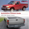 Wolfx Tail Lights Clear for 1998-04 Nissan Frontier Pickup Rear