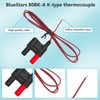 80BK-A Type K Thermocouple, Temperature Bead Probe, Clamp for Fluke