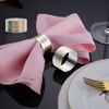 Pocoxll 6 Pcs Napkin Rings,Elegant Table Decor Accessories,Suitable for Table