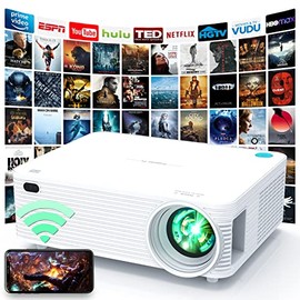 Northern Home - Full HD Movie Projector W/ Native 1080P, 12000:1 Contrast, Bluetooth and Wifi