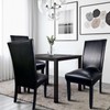 Pu Leather Dining Chair Covers set of 6, Waterproof Kitchen