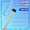 50Pcs 5ml Syringes With Caps for Refilling and Measuring Liquids,