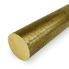 360 Brass Round Rod, Unpolished (Mill) Finish, H02 Temper, ASTM