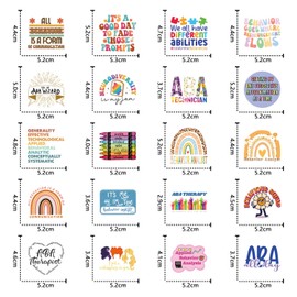 120Pcs ABA Stickers Pack, Cute Cartoon Vinyl Waterproof Sticker Decals for Water Bottle, Laptop, Phone, Scrapbooking, Journaling Choice for Adults for Party Supply Decor