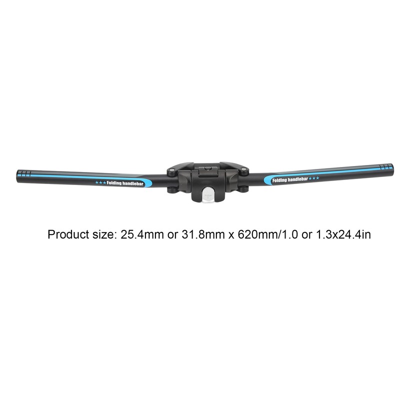 620mm Bike Handlebar Aluminium Alloy Handlebar Modified Bike Folding Bar