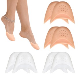 4 Pairs Toe Pads for Pointe Shoes,Toe Protectors for Shoes,Ballet Pointe Pads, Gel Toe Pads for Pointe Shoes