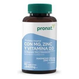 Suplemento Magnesio & Zinc + Proteína Vegetal Pronat