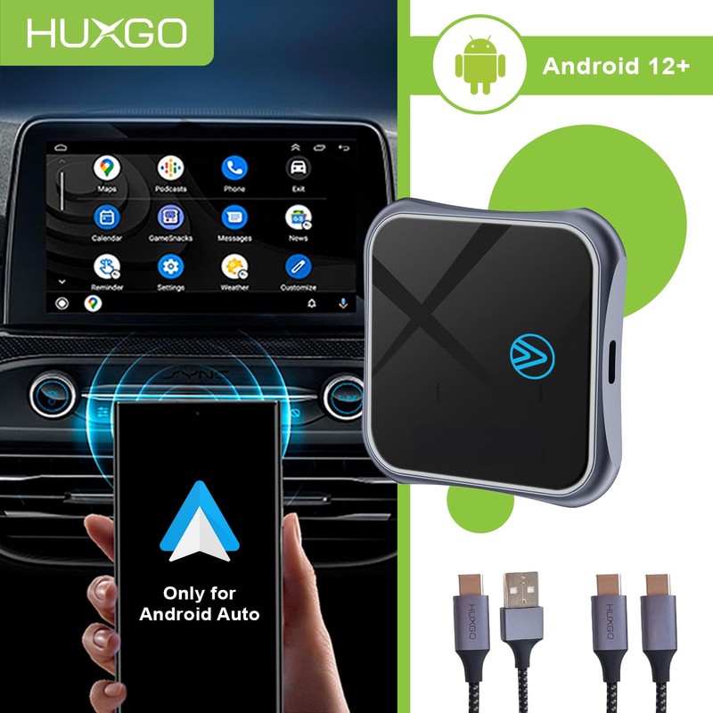 HUXGO® Wireless Android Car Adapter BY963A/A: Android Car without Cable,