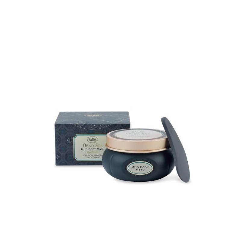 SABON Black Body Mask Dead Sea Salty Aromatic Green Scent