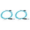 2pcs 5.9ft Tattoo Clip Cords RAC Interface Professional Copper Silicone