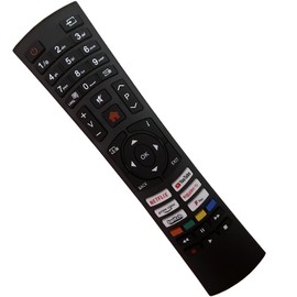 Replacement RC4591P TV Remote Control compatible bush tv remote LED QLED Smart TV DLED40FHDS QLED50UHDS QLED55UHDS DLED32FHDSC ELED24HDSA DLED43UHDHDRSC DLED50UHDHDRSB DLED65UHDHDRSB