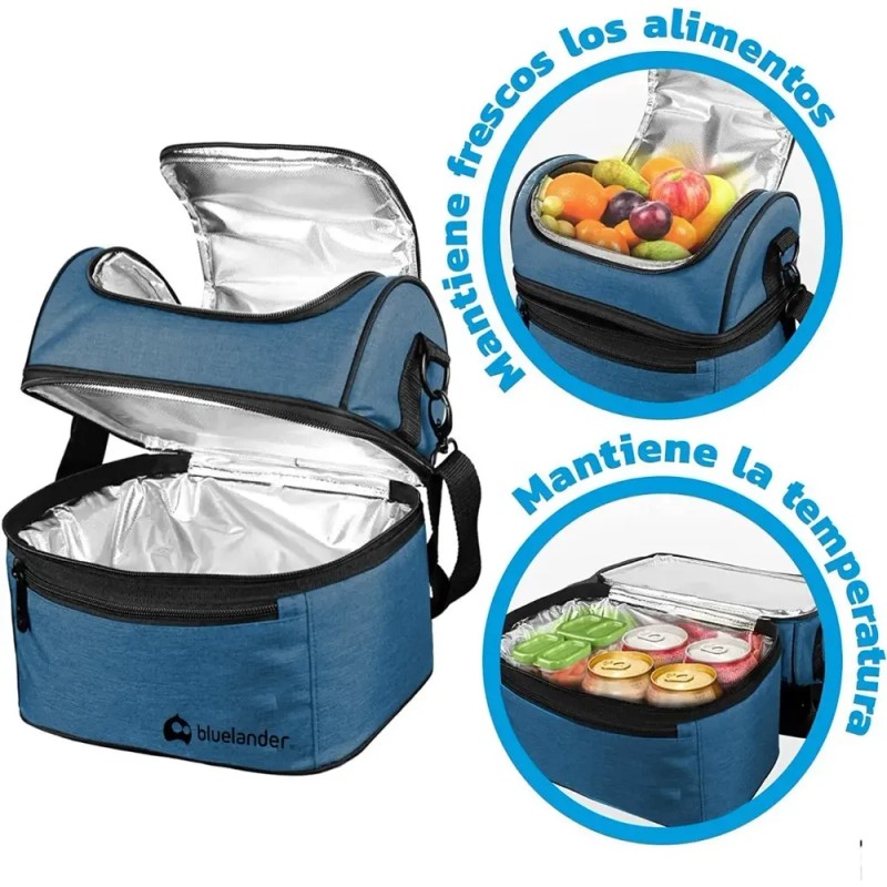 Bolsa De Almuerzo Lonchera Térmica Portátil Y Gran Capacidad