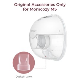Momcozy M5 Duckbill Valves, 4 Pack, Replacement Parts for M5 Breast Pump