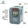 HUANYANG VFD Variable Frequency Drive,1 or 3 Phase Input, 3