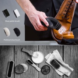 Electric Shoe Cleaner Brush, Electric Shoe Polisher Brush Shoe Shiner Dust Cleaner Portable Leather Cleaner Care Kit for Shoes