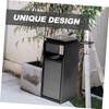 KICHOUSE Trash Can Ashtray Trash Cans Container Garbage Bin Ashtrays