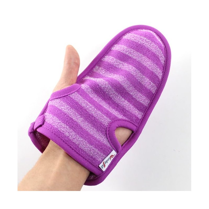 3PCS Bathing Mittens Shower Soft Skin Care Face Exfoliating Body