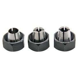 Thaekuns Router Collet Kit 42999 1/4",42950 1/2" and 42975 3/8" Fits for PORTER CABLE Models-3 Pack