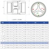 2-1/2" NPT Stainless Steel Spring Check Valve, WOG1000 NPT Thread