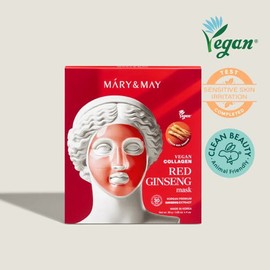Mary&May [Mary&May]Vegan Collagen Red Ginseng Mask (30g * 4ea)