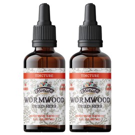 Wormwood Organic Tincture - Natural Intestinal Cleanse and Digestive Cleanse Supplement - Wormwood Herb Extract for Detox - Made in USA - 2 Fl Oz (Wormwood - 2 x 2 Fl Oz)
