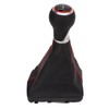 Gear Shift Knob Boot Set 5 Speed PVC Leather Gearstick