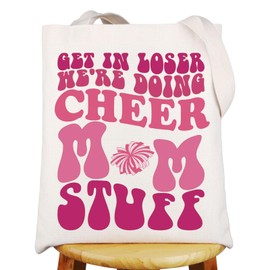 Cheer Mom Tote Bag Cheerleader Mom Gifts Get In Loser We're Doing Cheer Mom Stuff Cheer Lady Shopping Bag, Cheermom Tg Uk