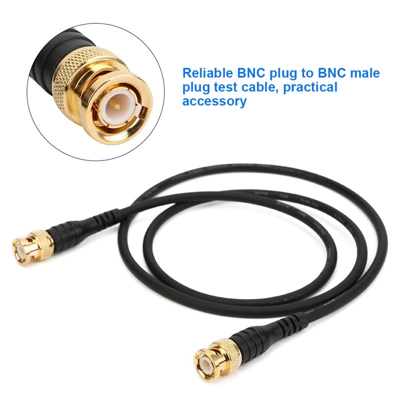 P1062 1m Pure Copper Plating BNC Plug to BNC Male