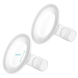 Belmikal 14mm Shields&Cushions Compatible with Medela Breast Pump- PersonalFit, Freestyle, Harmony, Maxi, Flex Lansinoh Pump-SignaturePro SmartPump Manual Replace Medela Parts Accessories Flanges