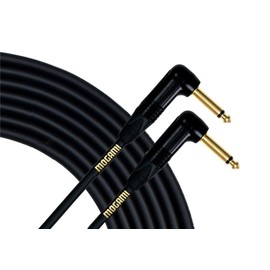 Mogami GOLD INSTRUMENT-RR cable de instrumento o para efectos de pedal de guitarra, conectores TS machos de 1/4 pulgadas, contactos dorados, conectore