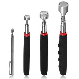 GOLD DEER 4 Pack Magnetic Pickup Tool,20lb/10lb/5lb/1.5lb Telescoping Magnet Pick up Tool,Extendable Extends from 7 to 31 inch / 185-762mm,Telescopic Magnet Stick for Hard-to-Reach,Automotive