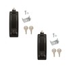 2 x Professional Metal Adjustable Lever Lock Compression Lock Lockable