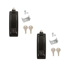 2 x Professional Metal Adjustable Lever Lock Compression Lock Lockable Motorhome Camper Service Flap Furniture Lock