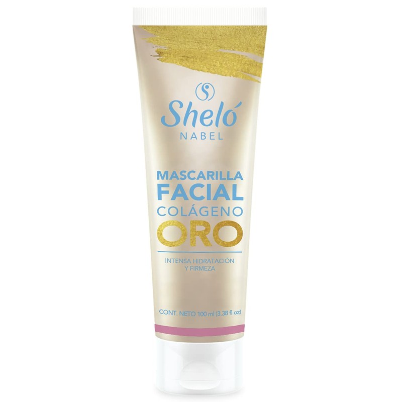 Mascarilla Facial Colágeno Oro 100ml Hidratación Y Firmeza