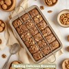 Brownie Pan Brownie Tin Tray with Dividers - 18 Slot