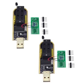 2pcs CH341A STC Flash 24 25 EEPROM BIOS Writer USB Programmer SPI USB to TTL