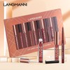 Skynest Lip Liner and Lipstick Makeup Set 6 Velvety Matte