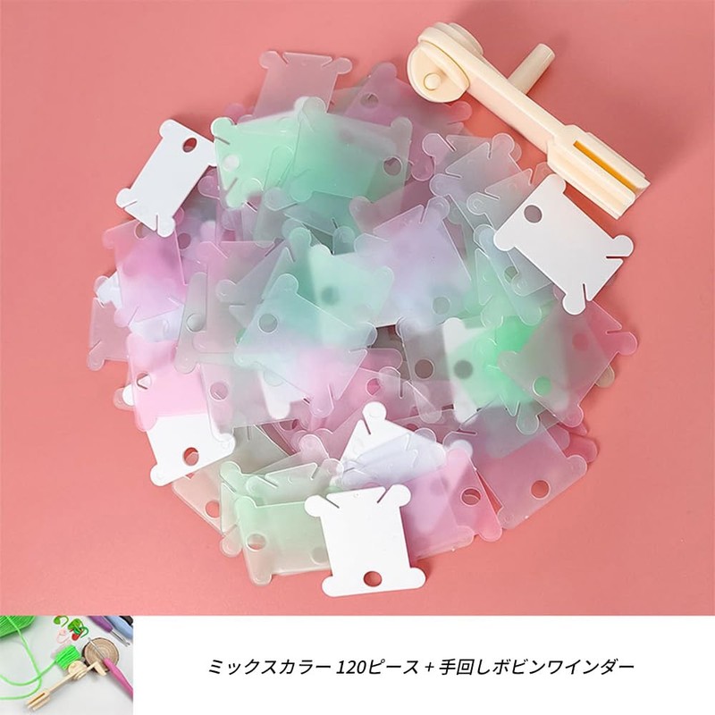 SANJAOYEE Thread Spooling, Embroidery Thread, Storage, Line Spool, 120 Spools