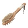 Hydrea London Combination massage brush with wooden pegs and natural