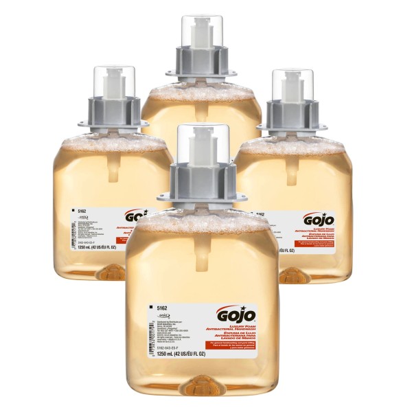 Gojo FMX-12 Fresh Fruit Antibacterial Foaming Handwash Refills, 42.27 Oz,